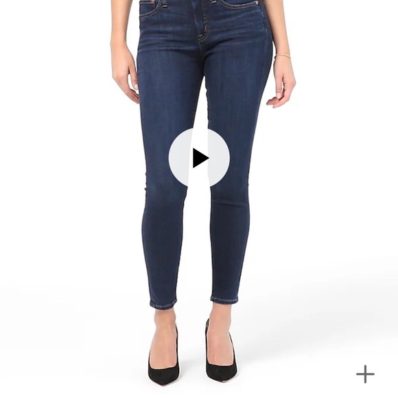 9" mid-rise toothpick jean in Point Lake wash - Picture 4 of 4